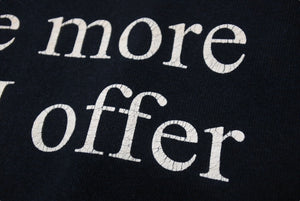 VINTAGE ヴィンテージ 00's Sarcasm サーカズム メッセージTシャツ サイズL プリント ブラック ホワイト レッド 美品 中古 4b001539 