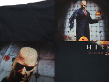 Load image into Gallery viewer, VINTAGE ヴィンテージ HITMAN ヒットマン BLOOD MONEY Tシャツ サイズXL ビデオゲーム フェードブラック 美品 中古 4b001541