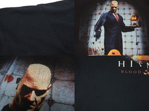 VINTAGE ヴィンテージ HITMAN ヒットマン BLOOD MONEY Tシャツ サイズXL ビデオゲーム フェードブラック 美品 中古 4b001541