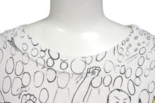 Load image into Gallery viewer, VINTAGE ヴィンテージ BEAVIS AND BUTT-HEAD ビーバスアンドバットヘッド 半袖Tシャツ ホワイト 総柄 美品 中古 4b001544