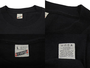 VINTAGE ヴィンテージ 80's FUCK ファック Tシャツ サイズL プリント ブラック ホワイト 80年代 美品 中古 4b001548 