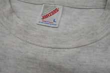 Load image into Gallery viewer, VINTAGE ヴィンテージ 90&#39;s NEW YORK it ain&#39;t kansas メッセージTシャツ サイズL 拳銃 グレー 美品 中古 4b001549