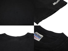 画像をギャラリービューアに読み込む, VINTAGE ヴィンテージ Microsoft マイクロソフト SECURITY セキュリティ Tシャツ サイズL プリント ブラック警備美品 中古 4b001553 