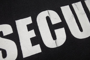 VINTAGE ヴィンテージ Microsoft マイクロソフト SECURITY セキュリティ Tシャツ サイズL プリント ブラック警備美品 中古 4b001553 
