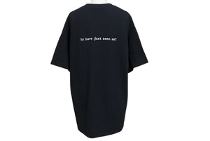 VINTAGE ヴィンテージ 00's Do you know how lucky you... メッセージTシャツ サイズL プリント ブラック ホワイト 美品 中古 4b001555 