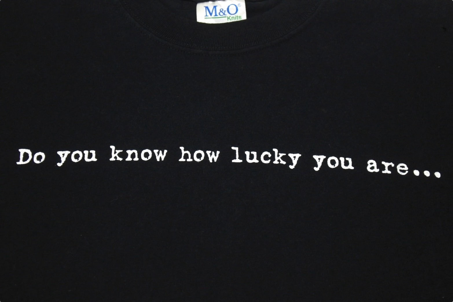人気No.1 VINTAGE ヴィンテージ 00's Do you know how lucky you are Tシャツ(半袖+袖なし)