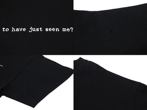 VINTAGE ヴィンテージ 00's Do you know how lucky you... メッセージTシャツ サイズL プリント ブラック ホワイト 美品 中古 4b001555 