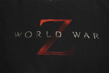 Load image into Gallery viewer, PARAMOUNT PICTURE パラマウント ピクチャー WORLD WAR Z ヴィンテージ Tシャツ ブラック 黒 2013 サイズ XXL 中古 4b001556