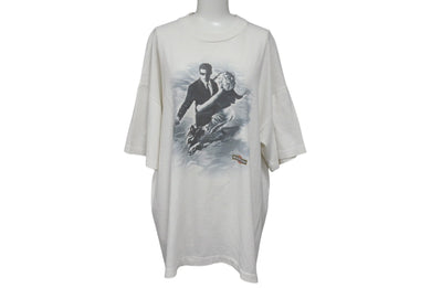 極美品 VINTAGE ヴィンテージ MARTINI マルティーニ Tシャツ サイズXL ホワイト イタリアワイン リキュール お酒 中古 4b001559 