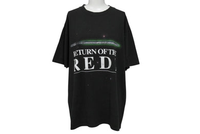 VINTAGE ヴィンテージ AUDIO ACTIVE オーディオ アクティブ RETURN OF THE RED Ⅰ 半袖Tシャツ サイズL ブラック 美品 中古 4b001560
