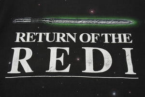 VINTAGE ヴィンテージ AUDIO ACTIVE オーディオ アクティブ RETURN OF THE RED Ⅰ 半袖Tシャツ サイズL ブラック 美品 中古 4b001560