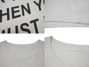 人気 ブランド 服をチェック - 最新トレンドファッション VINTAGE ホワイト 半袖Tシャツ メッセージプリント ヴィンテージ Tシャツ(半袖+袖なし)