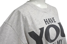 Load image into Gallery viewer, VINTAGE ヴィンテージ 00&#39;s HAVE YOU SEEN MY CAR KEYS? メッセージプリント Tシャツ サイズL グレー 良品 中古 4b001565