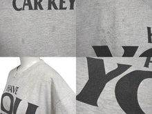 Load image into Gallery viewer, VINTAGE ヴィンテージ 00&#39;s HAVE YOU SEEN MY CAR KEYS? メッセージプリント Tシャツ サイズL グレー 良品 中古 4b001565