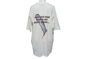 VINTAGE ヴィンテージ 90's テキサスチェーンソー大虐殺 悪魔のいけにえ レザーフェイス Tシャツ ムービー 映画 美品 中古 4b001566 