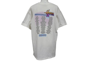 VINTAGE ヴィンテージ 00's HANNAH MONTANA ハンナモンタナ BEST OF BOTH WORLDS TOUR Tシャツ サイズM ディズニー 美品 中古 4b001569 