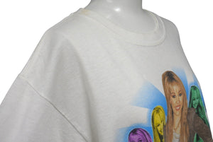 VINTAGE ヴィンテージ 00's HANNAH MONTANA ハンナモンタナ BEST OF BOTH WORLDS TOUR Tシャツ サイズM ディズニー 美品 中古 4b001569 