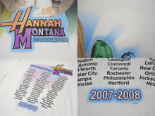 画像をギャラリービューアに読み込む, VINTAGE ヴィンテージ 00&#39;s HANNAH MONTANA ハンナモンタナ BEST OF BOTH WORLDS TOUR Tシャツ サイズM ディズニー 美品 中古 4b001569 