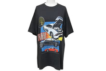 Load image into Gallery viewer, VINTAGE ヴィンテージ 90&#39;s FERRARI フェラーリ Tシャツ サイズL スーパーカー プリント ブラック 1991年 美品 中古 4b001541