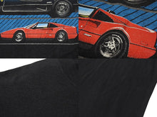 Load image into Gallery viewer, VINTAGE ヴィンテージ 90&#39;s FERRARI フェラーリ Tシャツ サイズL スーパーカー プリント ブラック 1991年 美品 中古 4b001541