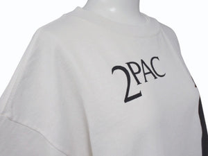 未使用 SAINTMICHAEL セントマイケル 2PAC 半袖Tシャツ サイズL SM-HR8-0000-C15 ホワイト 中古 4b001573 