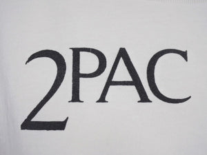 未使用 SAINTMICHAEL セントマイケル 2PAC 半袖Tシャツ サイズL SM-HR8-0000-C15 ホワイト 中古 4b001573 