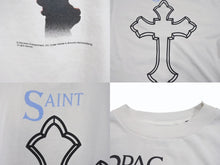 画像をギャラリービューアに読み込む, 未使用 SAINTMICHAEL セントマイケル 2PAC 半袖Tシャツ サイズL SM-HR8-0000-C15 ホワイト 中古 4b001573 