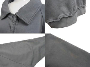 MIUMIU ミュウミュウ 23SS Garmentdye Cotton Sweatshirt ガーメントダイ コットンスウェットシャツ MJL914 サイズS 良品 中古 4b001583