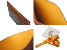 Load image into Gallery viewer, GOYARD ゴヤール サン シュルピス カードケース STSULPPMLTY01CL03X ブラック ブラウン PVC レザー 美品 中古 4b001588