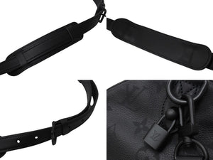 新品同様 LOUIS VUITTON ルイヴィトン スピーディ P9 バンドリエール 40 ハンドバッグ M13916 モノグラム ウルトラブラック 中古 4b001590