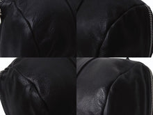 Load image into Gallery viewer, CHROME HEARTS クロムハーツ DUFFLE TINY タイニーダッフル ボストンバッグ ダガージップ レザー シルバ−925 ブラック 美品 中古 4b001592