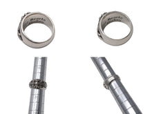Load image into Gallery viewer, CHROME HEARTS クロムハーツ フローラルクロス リング 指輪 サイズ18号 重量約16.0g 1992/sterling刻印 シルバー 美品 中古 4b001593