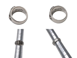CHROME HEARTS クロムハーツ フローラルクロス リング 指輪 サイズ18号 重量約16.0g 1992/sterling刻印 シルバー 美品 中古 4b001593