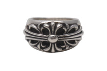 Load image into Gallery viewer, CHROME HEARTS クロムハーツ フローラルクロス リング 指輪 サイズ18号 重量約16.0g 1992/sterling刻印 シルバー 美品 中古 4b001593