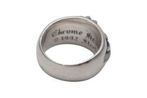 CHROME HEARTS クロムハーツ フローラルクロス リング 指輪 サイズ18号 重量約16.0g 1992/sterling刻印 シルバー 美品 中古 4b001593