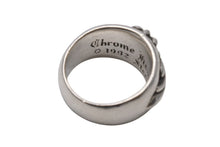 Load image into Gallery viewer, CHROME HEARTS クロムハーツ フローラルクロス リング 指輪 サイズ18号 重量約16.0g 1992/sterling刻印 シルバー 美品 中古 4b001593