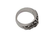 Load image into Gallery viewer, CHROME HEARTS クロムハーツ フローラルクロス リング 指輪 サイズ18号 重量約16.0g 1992/sterling刻印 シルバー 美品 中古 4b001593