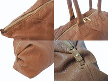 Load image into Gallery viewer, YVES SAINT LAURENT イヴ サンローラン ハンドバッグ 299172Y レザー ブラウン ゴールド金具 203314 良品 中古 4b001598