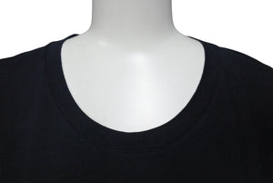 YVES SAINT LAURENT イヴサンローラン 半袖Tシャツ Y1LFE サイズS ロゴプリント ブラック ホワイト コットン 美品 中古 4b001601