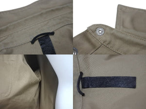 極美品 CHROMEHEARTS クロムハーツ Work Dog ワークドッグシャツジャケット クロスボタン ベージュ ピンク サイズXL 中古 4b001605