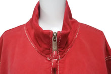 Load image into Gallery viewer, TRUE RELIGION トゥルー レリジョン TRACK SWEAT パーカー ORIGINAL TRBJ 56 コットン レッド ホワイト サイズXXXL 美品 中古 4b001607