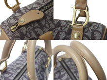 Load image into Gallery viewer, Christian Dior ディオール ハンドバッグ ミニボストン トロッター ブラウン スピーディ 20cm 美品 中古 4b001609