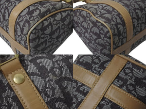 Christian Dior ディオール ハンドバッグ ミニボストン トロッター ブラウン スピーディ 20cm 美品 中古 4b001609