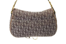 Load image into Gallery viewer, Christian Dior クリスチャンディオール ワンショルダーバッグ トロッター ダブルサドル ブラウン ガリアーノ期 美品 中古 4b001610