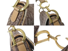 Load image into Gallery viewer, Christian Dior クリスチャンディオール ワンショルダーバッグ トロッター ダブルサドル ブラウン ガリアーノ期 美品 中古 4b001610