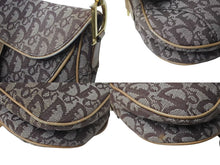 Load image into Gallery viewer, Christian Dior クリスチャンディオール ワンショルダーバッグ トロッター ダブルサドル ブラウン ガリアーノ期 美品 中古 4b001610