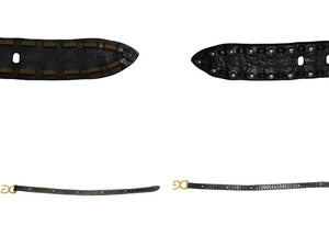DOLCE&GABBANA ドルチェ＆ガッバーナ ロゴバックルベルト レザー vintage ヴィンテージ ゴールド金具 美品 中古 4b001625