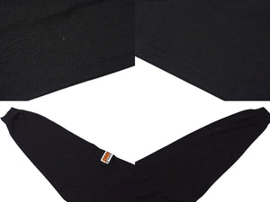 新品未使用 RAW x INTERBREED インターブリード IB Hardware HEMP WICK LS Tee 長袖 ブラック 刺繍 バックプリント サイズXL 中古 4b001627