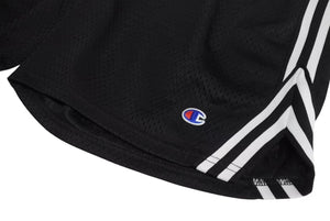 CHAMPION チャンピオン メッシュ ショーツ ショートパンツ バスパン ポリエステル ブラック サイズM 美品 中古 4b001633