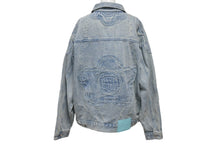 Load image into Gallery viewer, 極美品 VANDY THE PINK ヴァンディーザピンク RIDER DENIM JACKET ライダーデニムジャケット ポリエステル ライトブルー サイズL 中古 4b001634
